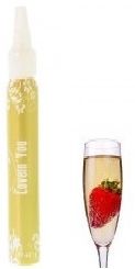 Caneta corporal comestível morango com champagne